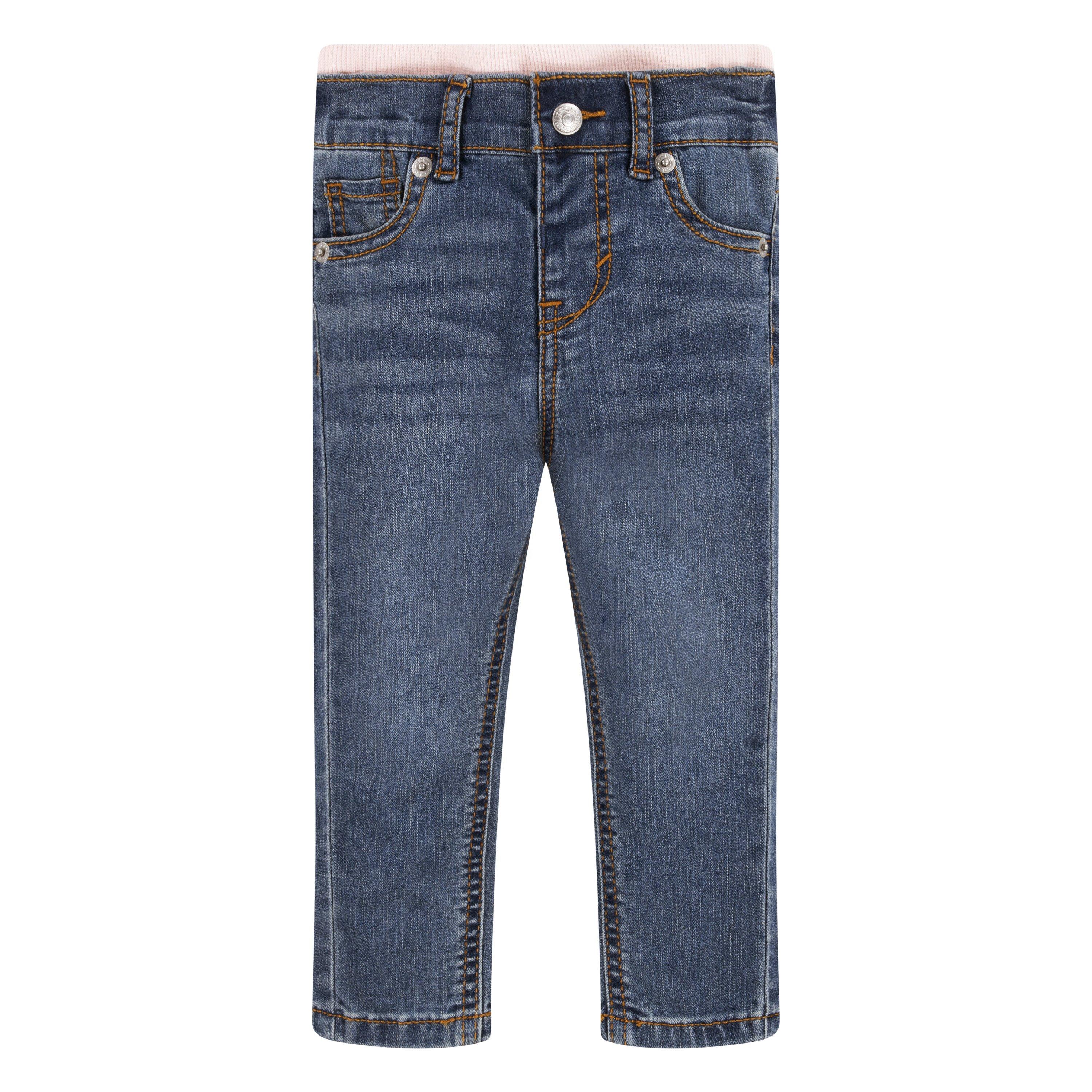 Levi's Infant Girls' Brandi Skinny Fit Murphy Blue Wash Denim Jeans - BLUE